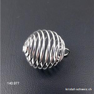 1 Spirale en métal pour pierre 2 à 3 cm. Taille M