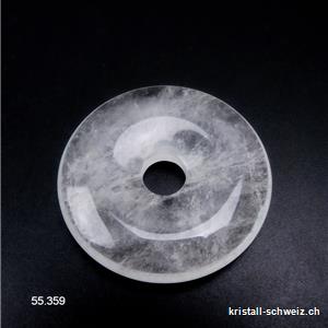 Cristal de roche, donut 4 cm. OFFRE SPECIALE