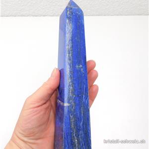 Lapis-Lazuli d'Afghanistan naturel, Obélisque 21,5 cm. Pièce unique 636 grammes