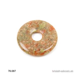 Epidote - Unakite - Granit, donut 3 cm