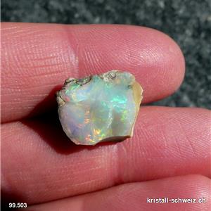 Opale brute d'Ethiopie. Pièce unique de 6,6 carats