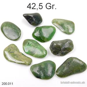 Néphrite Jade vert . Lot unique 42,5 grammes