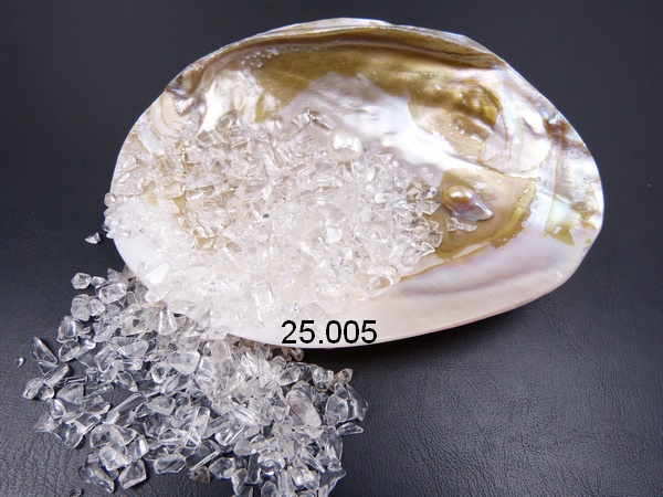purification cristal de roche et coquillage
