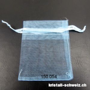 Organza Beutel Blau - Himmelblau 11,5 x 8,5 cm