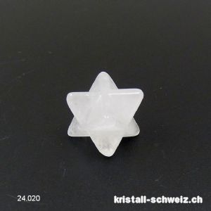 Klein Merkaba Bergkristall weiss. Sonderangebot