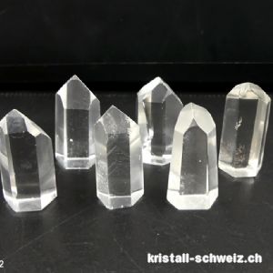 Bergkristall Chavero aus Brasilien, kleine polierte Spitze 3 - 3,2 cm