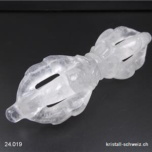 Dorje - Vajra Cristal de Roche d'Himalaya 14,5 cm/192 grammes. RARETÉ