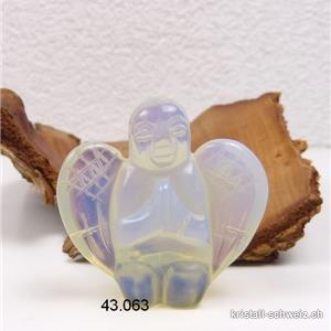 Ange Opaline - Opalite 5 x 5 x 2 cm. Ange à genoux