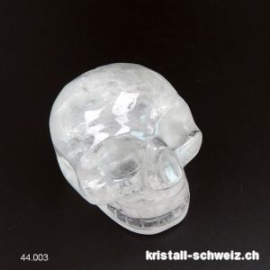 Schädel Bergkristall. Einzelstück 92 Gramm