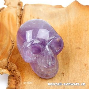 Schädel Amethyst. Einzelstück 97 Gramm