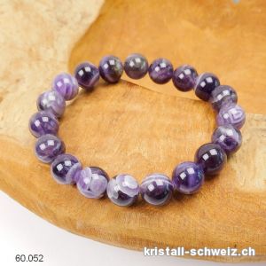 Armband Amethyst Chevron 10 mm / 19 cm