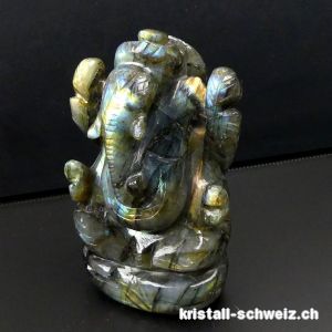 Labradorit Ganesh 10,1 cm. Einzelstück. Qualität A