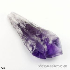 Amethyst Doppel Rohspitze, 8,5 cm. Unikat