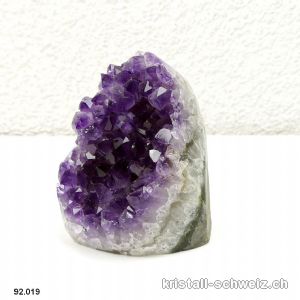 Amethyst aus Brasilien, Geode 6,5 cm. Unikat 226 Gramm