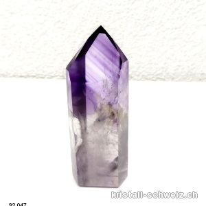  Amethyst poliert mit Fantom. Unikat 105 Gramm. A-Qualität