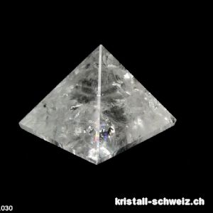 Pyramid Bergkristall, Basis 4,7 cm. Unikat