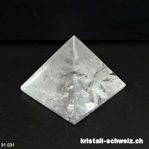 Pyramid Bergkristall, Basis 5 x H. 4 cm. Unikat