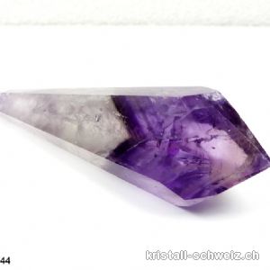 Amethyst Phantom mit Goethit Spitze 12.2 cm. Unikat 125 Gramm