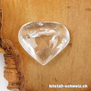 Herz Bergkristall aus Brasilien 3,5 x 3 cm