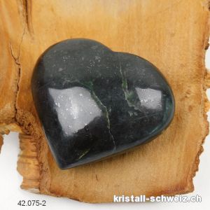 Herz Nephrit Jade aus Afghanistan 6,6 x 5,8 x 2,6 cm. Einzelstück