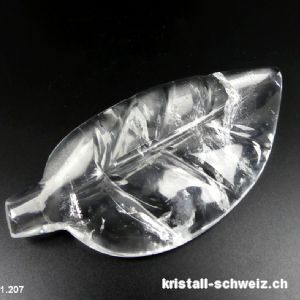 Bergkristall Blatt poliert. Unikat 135 grammes