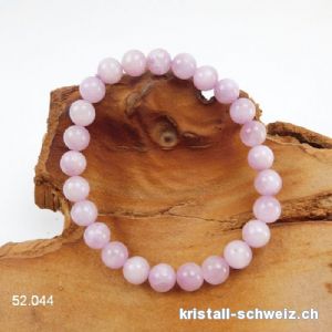 Armband  Kunzit 8 mm / 18 cm. A-Qual.