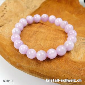 Armband  Kunzit 9,5 mm / 18 cm. A-Qual.