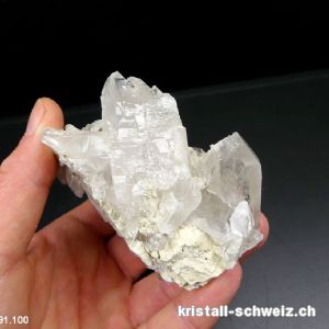 Quartz aus Catogne, Schweiz. Einzelstück