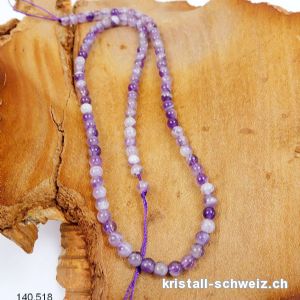 Strang Amethyst Chevron 4-4,5 mm / 38,5 cm, ca. 88 Kugeln