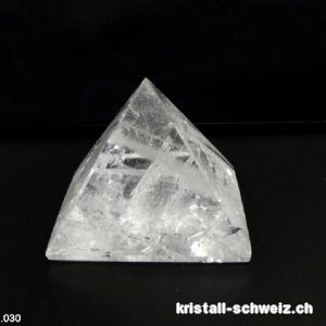 Pyramid Bergkristall, Basis 4,7 cm. Unikat