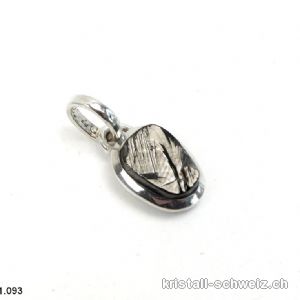 Anhänger Schungit - Edelschungit Silver, aus 925 Silber. Einzelstück