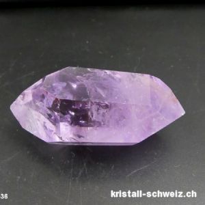 Amethyst Doppelender poliert. Unikat 51 Gramm