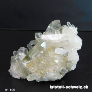 Quartz mit Chlorit aus Catogne - VS, Schweiz. Einzelstück