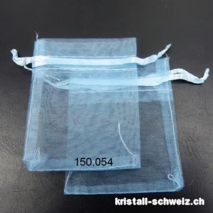 Organza Beutel Blau - Himmelblau 11,5 x 8,5 cm