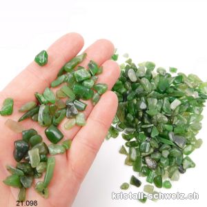 100 Gramm Nephrit Jade, Granulat 5 - 10 mm