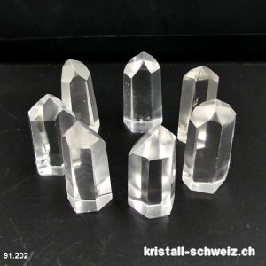 Bergkristall Chavero aus Brasilien, kleine polierte Spitze 3 - 3,2 cm