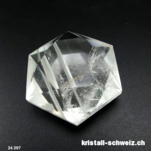 Feenstein - Solomon Siegel Bergkristall 5,9 cm. Unikat 105 Gramm