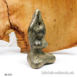 Göttin aus Pyrit 4 - 4,5 cm. Sonderangebot