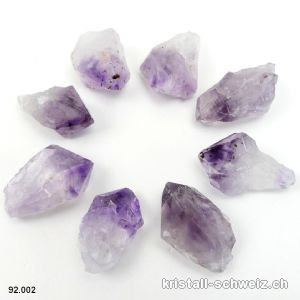 Amethyst rohe Spitze, ca. 2,8 - 3,2 cm