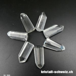 Bergkristall Chavero aus Brasilien, kleine polierte Spitze 3,4 - 3,6 cm