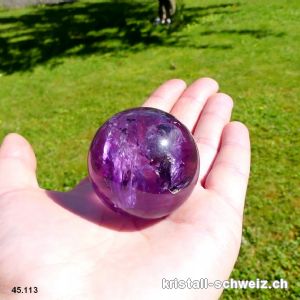 Kugel Amethyst 4,2 cm. Einzelstück 104 Gramm