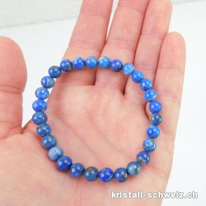 Armband Lapislazuli 6,5 mm / 18 cm. Unikat