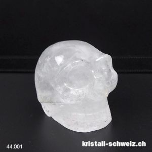 Schädel Bergkristall. Einzelstück 96 Gramm