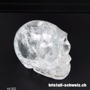 Schädel Bergkristall. Einzelstück 121,5 Gramm