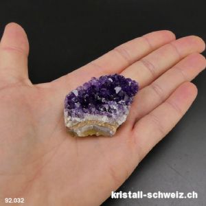 Amethyst aus Uruguay, kleine Gruppe. Unikat