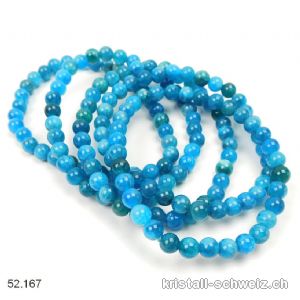 Armband Apatit blau 6 - 6,5 mm / 18 cm