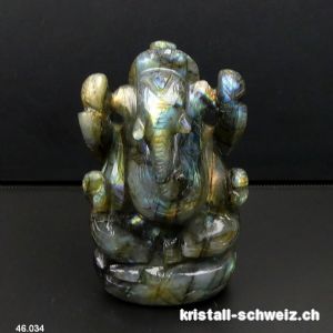 Labradorit Ganesh 10,1 cm. Einzelstück. Qualität A