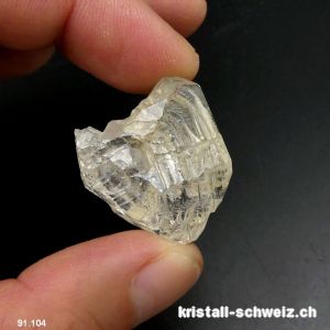 Fensterquarz, Schweiz - Wallis 2,6 x 2,2 x 0,9 cm. Einzelstück