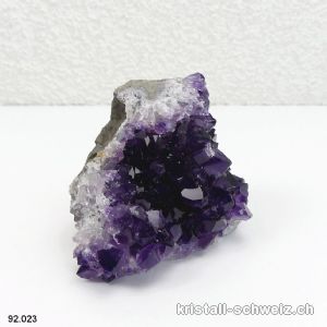 Amethyst aus Brasilien, Geode 7 cm. Unikat 213 Gramm