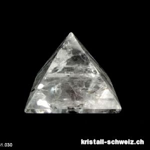 Pyramid Bergkristall, Basis 4,7 cm. Unikat